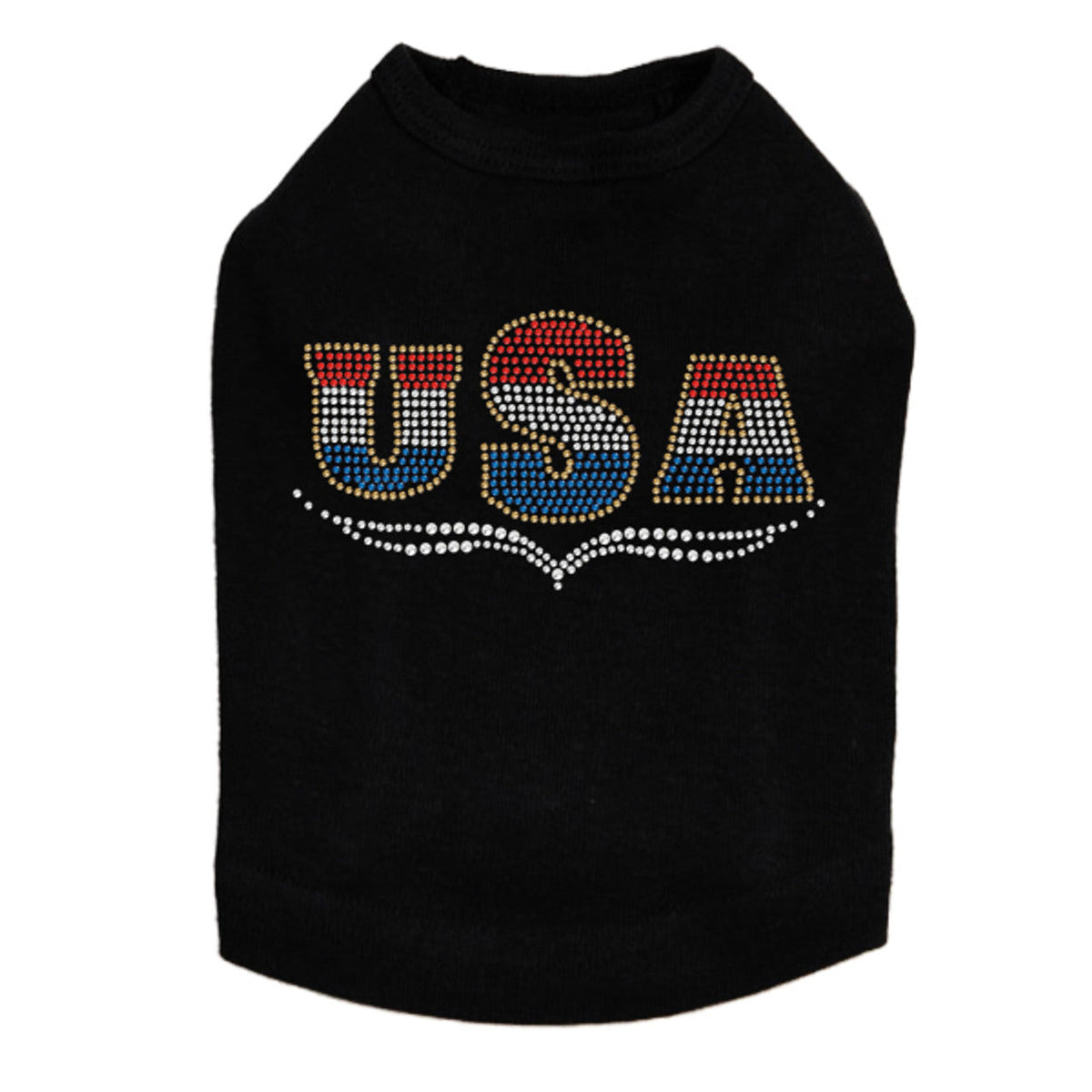 USA - Tricolor - Dog Tank