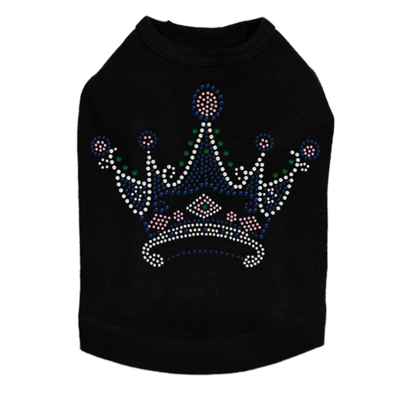 Crown 16 (Clear, Blue, Green, & Pink) - Dog Tank