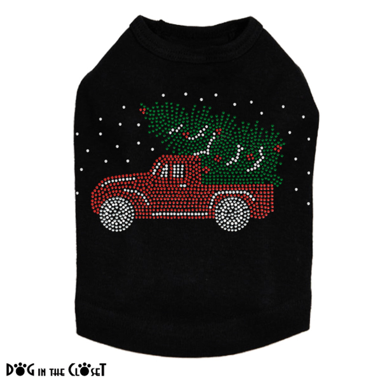 Christmas Truck (Small) - Dog Tank