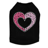 Pink & Light Pink Nailhead Hearts - Dog Tank