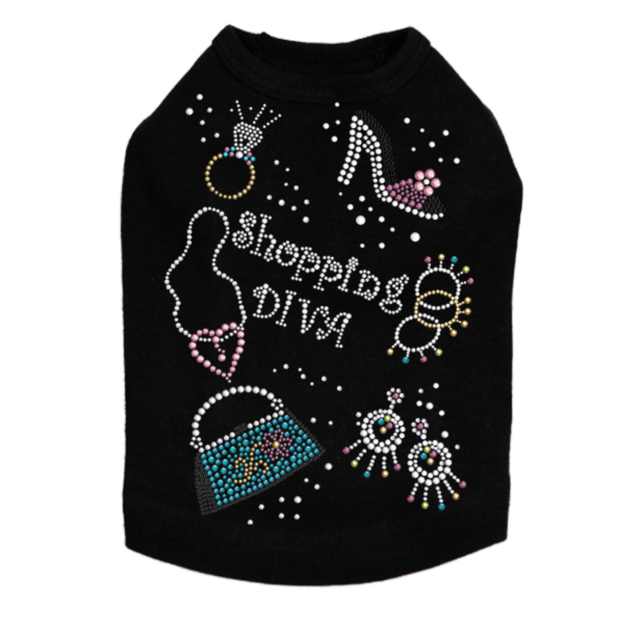 Shopping Diva (Large Tees) - Dog Tank