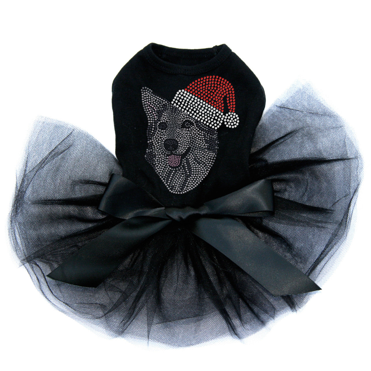 Husky/Tamaskan with Santa Hat - Custom Tutu