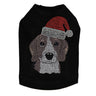 Beagle with Santa Hat - Dog Tank