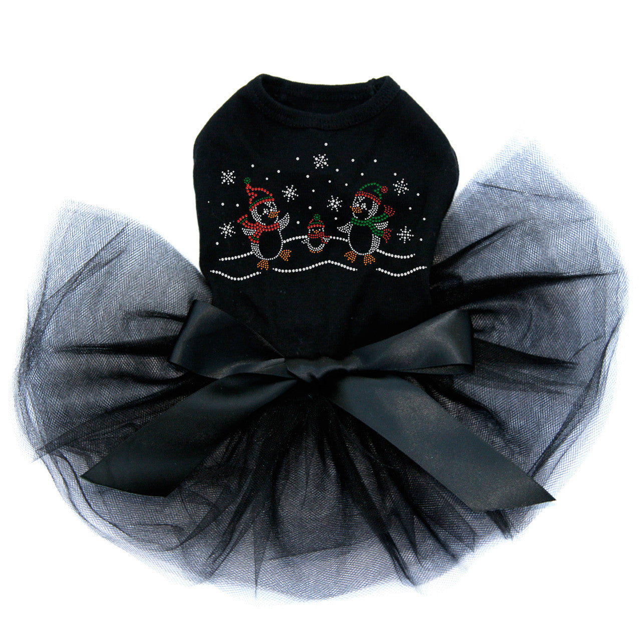 Penguin Family with Snowflakes - Custom Tutu