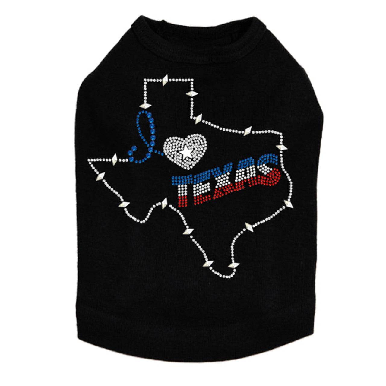 I Love Texas - Dog Tank