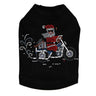 Santa on Motorcycle - Dog Tank