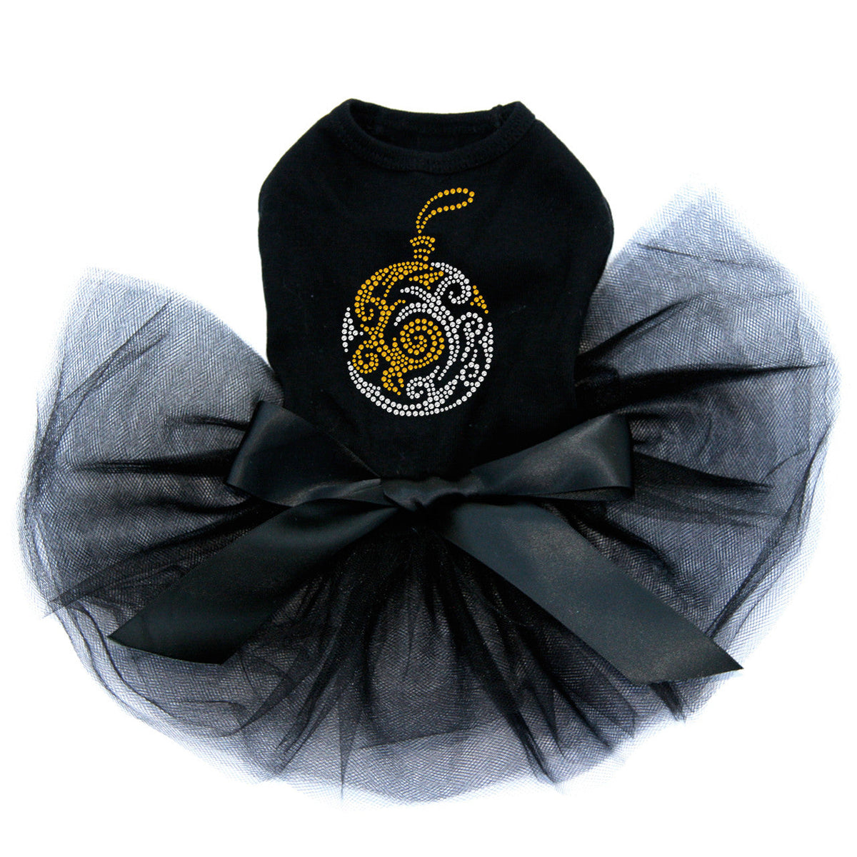 Gold & Silver Christmas Ornament - Custom Tutu