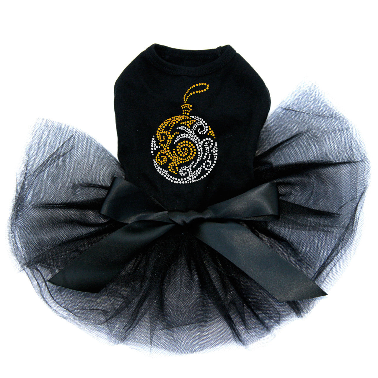 Gold & Silver Christmas Ornament - Custom Tutu