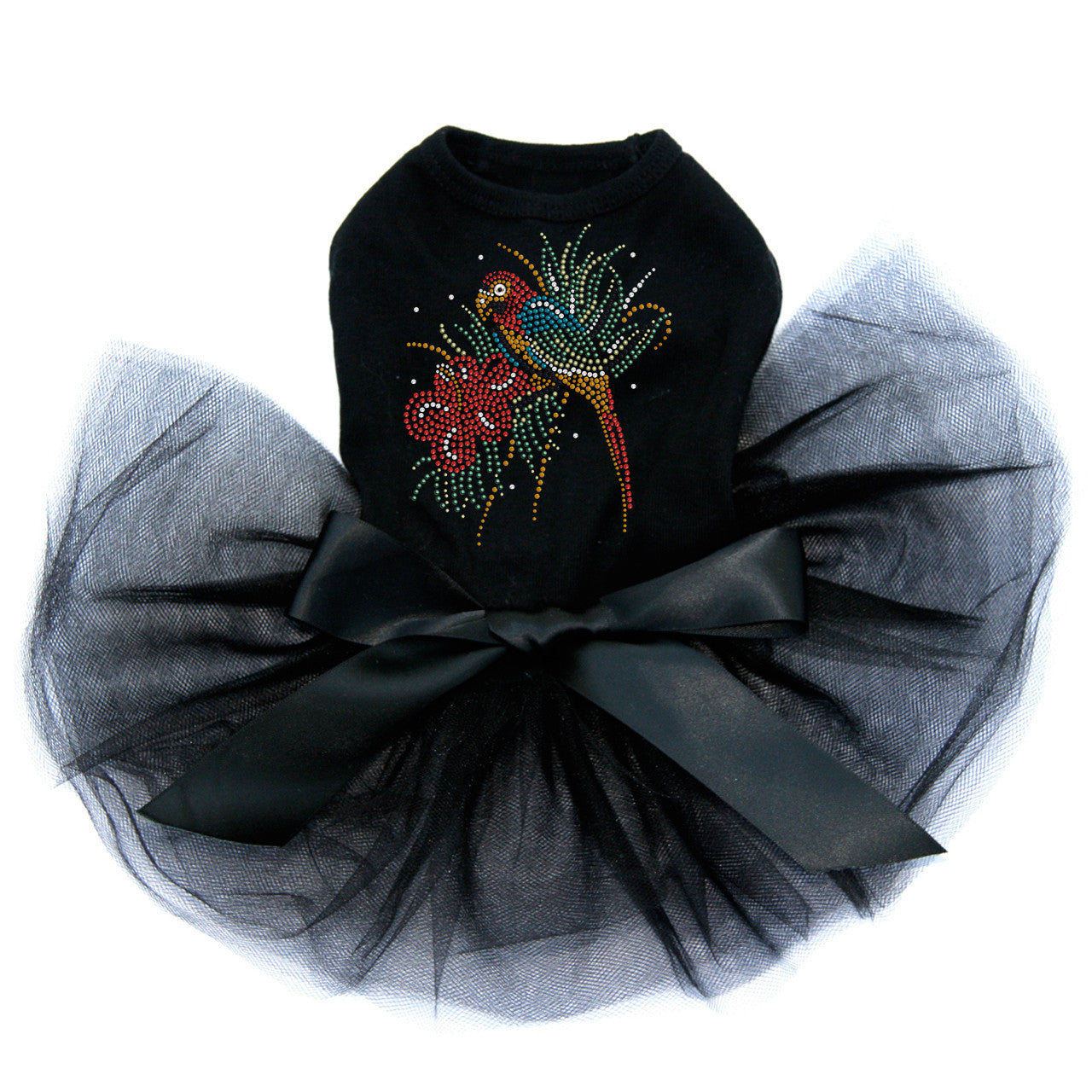 Parrot with Hibiscus - Custom Tutu