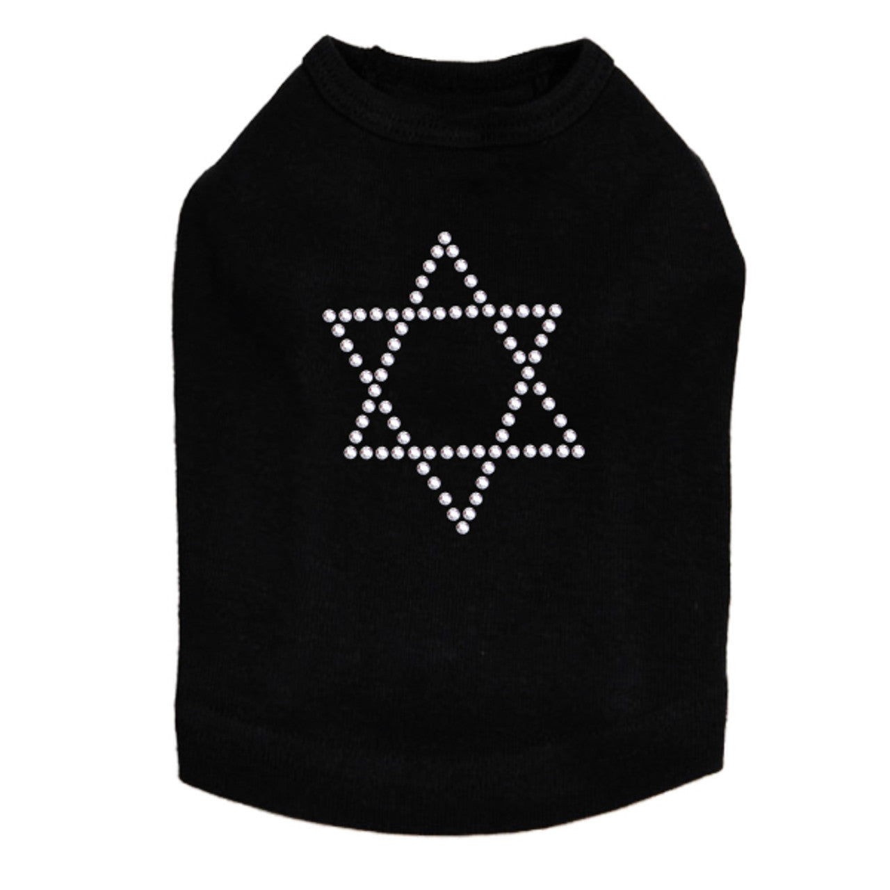 Star of David (Silver Studs) - Dog Tank
