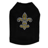 Fleur de Lis (Gold Rhinestones) - Dog Tank