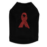 Ribbon (Red Rhinestones) - Dog Tank