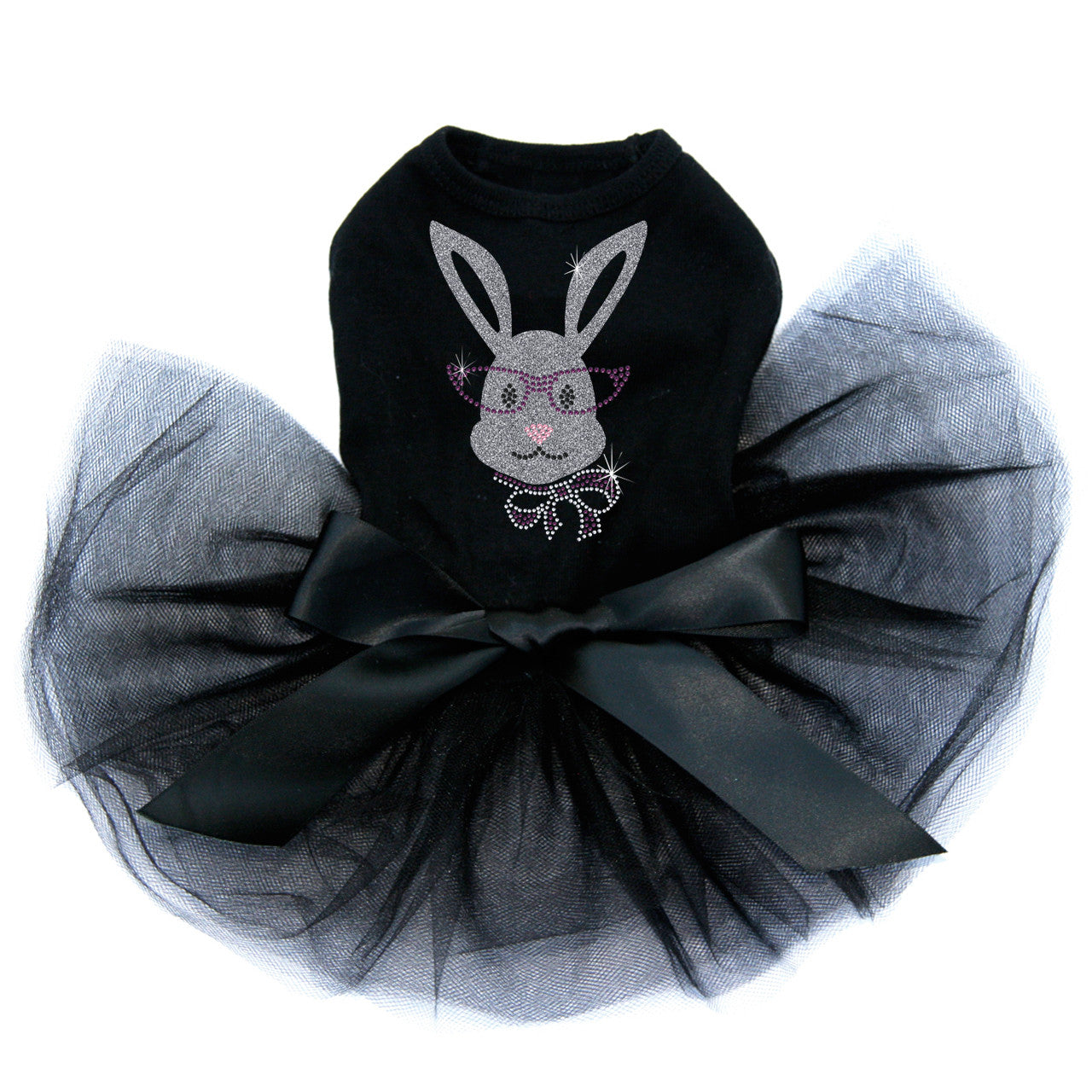 Girl Bunny with Glasses and Bow - Custom Tutu