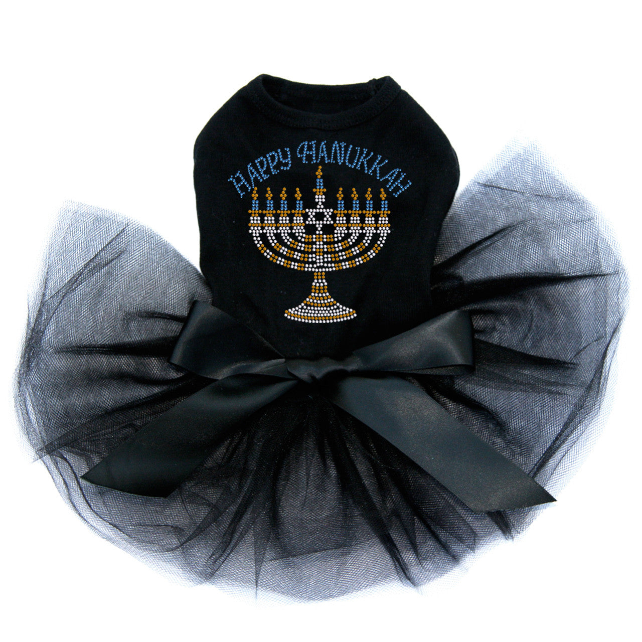 Menorah - Large (Blue, Silver, & Gold) - Custom Tutu