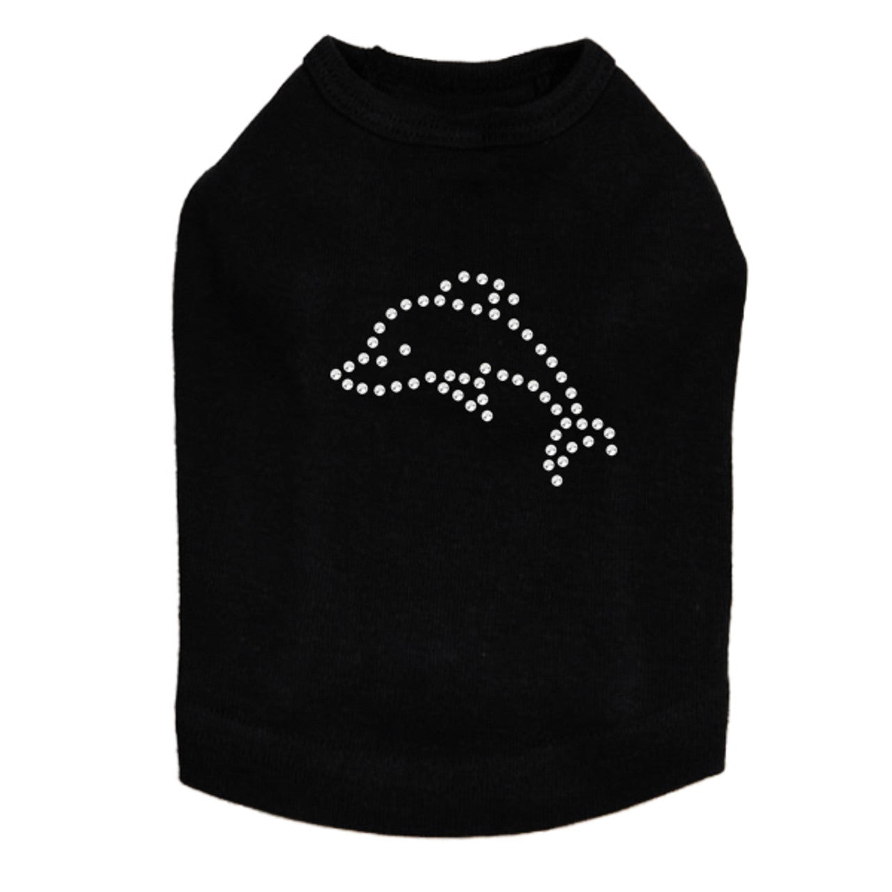 Dolphin (Small Rhinestone) - Dog Tank