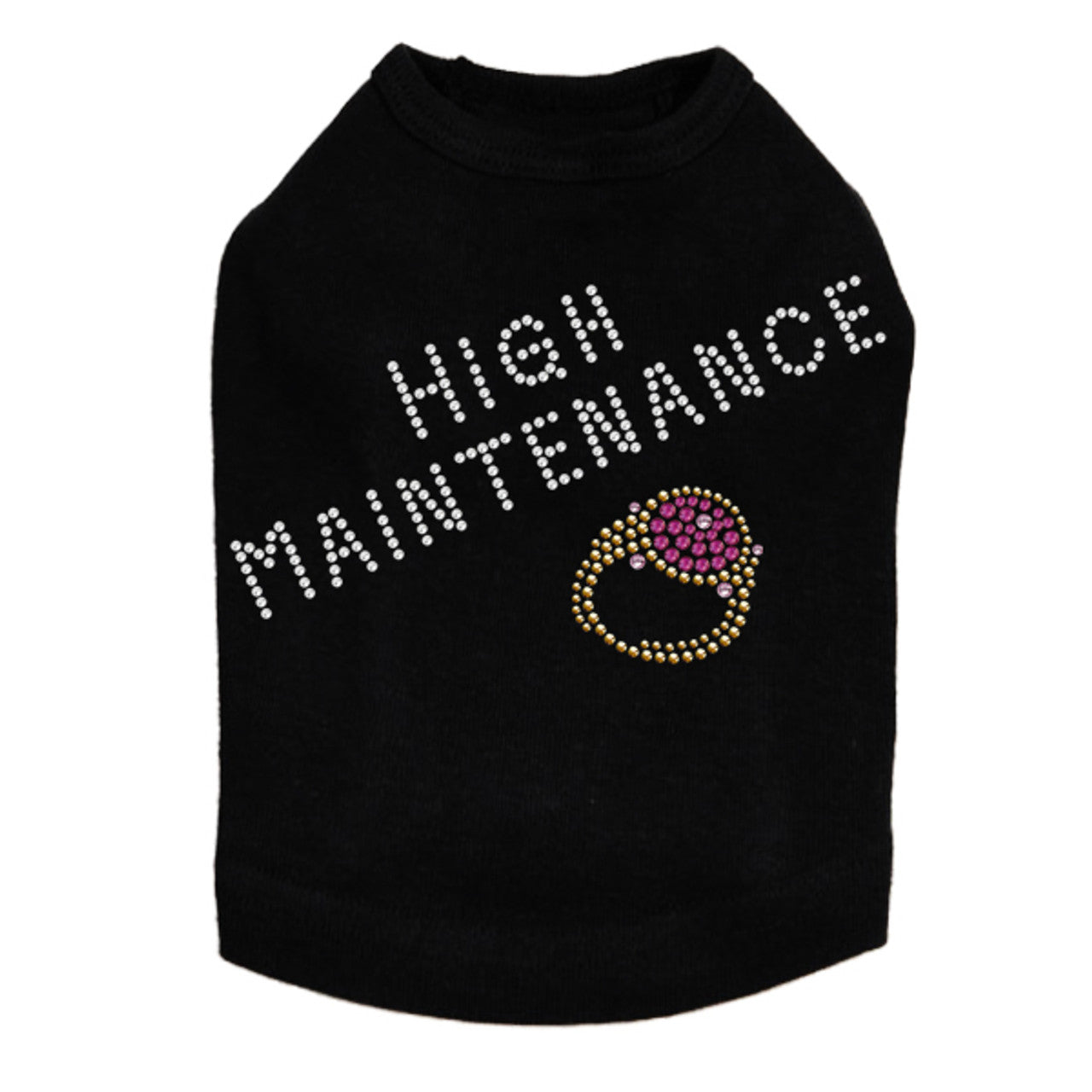 High Maintenance (Fuchsia Ring) - Dog Tank