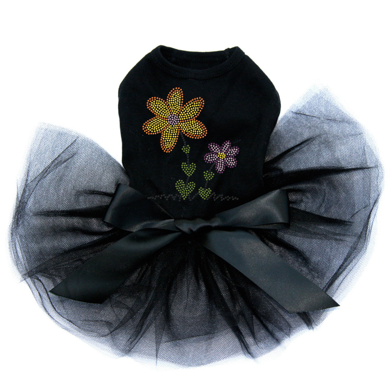 Orange & Purple Flowers - Custom Tutu