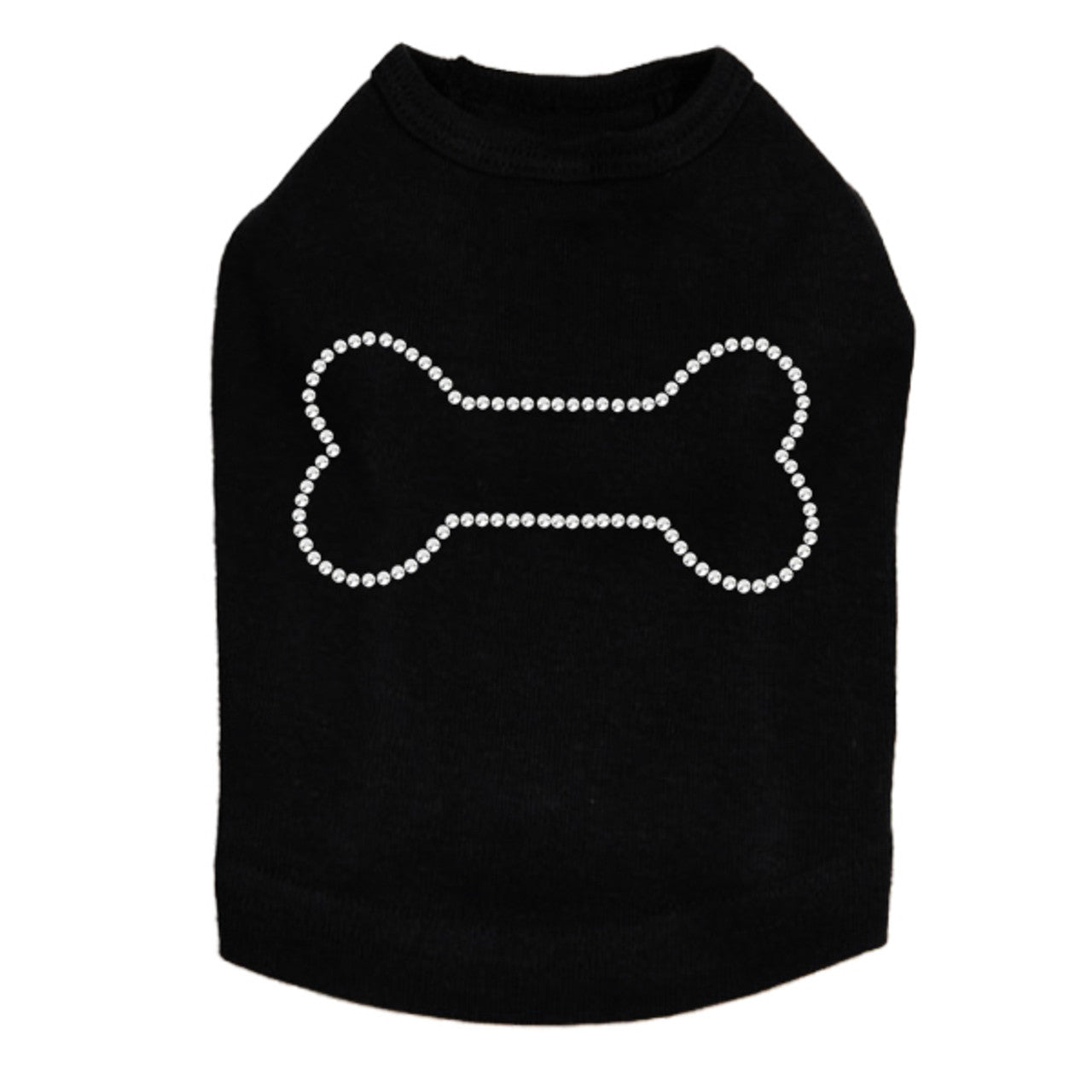 Bone - Rhinestone Dog Tank