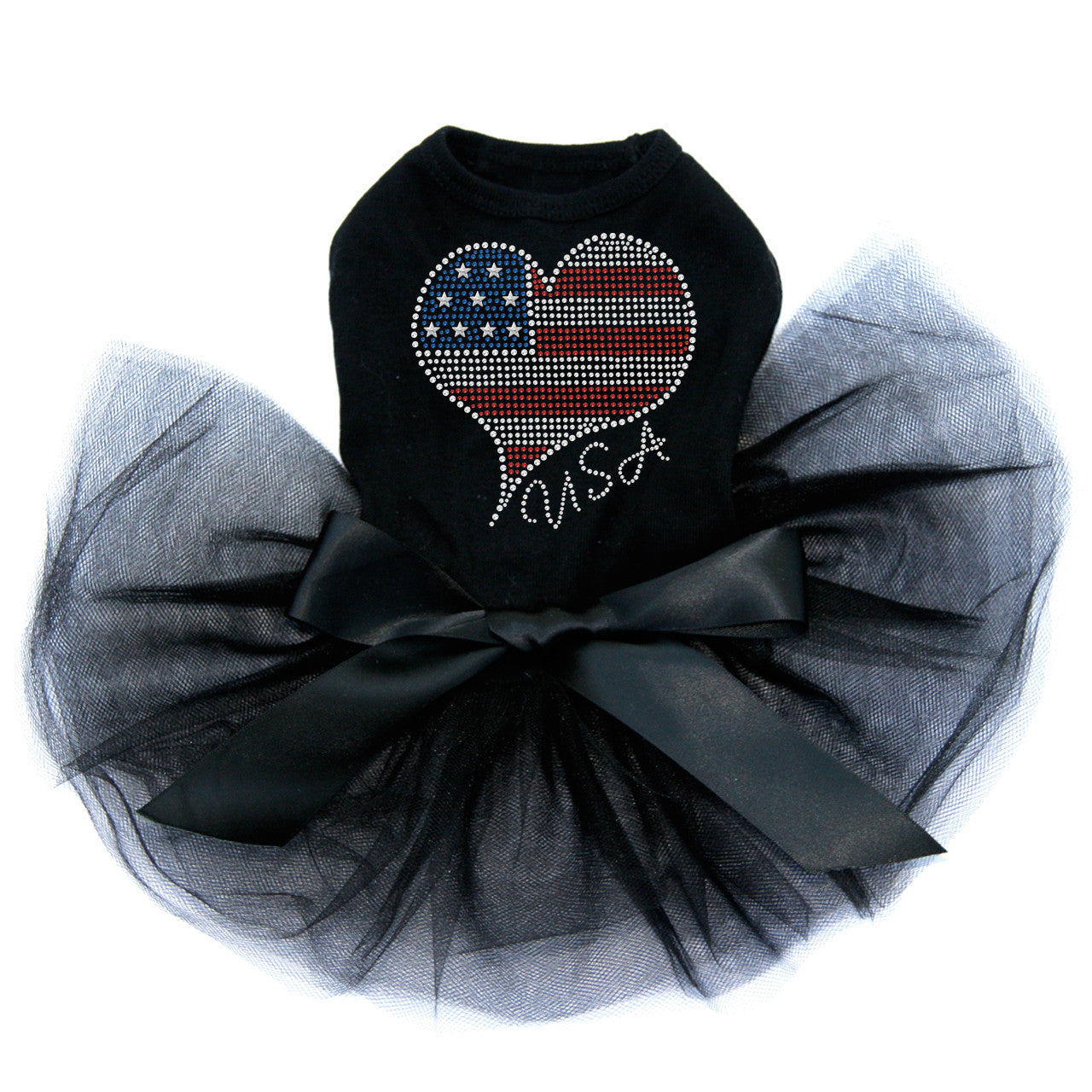 Patriotic American Heart 3 - Custom Tutu