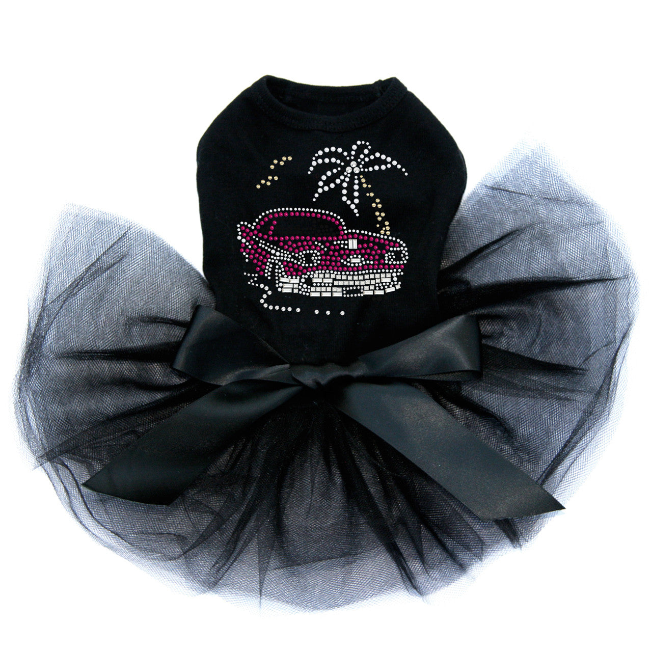 Car (Pink) with Palm Tree - Custom Tutu