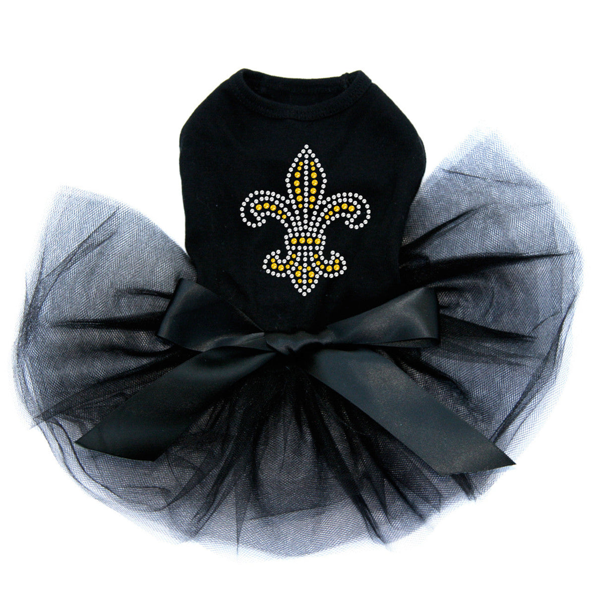Fleur de Lis (Gold Rhinestones) - Custom Tutu