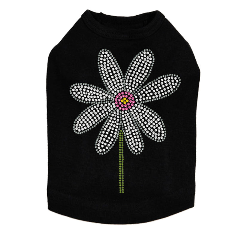 Daisy with Pink Center - Dog Tank