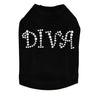 Diva (Silver Rhinestuds) - Dog Tank