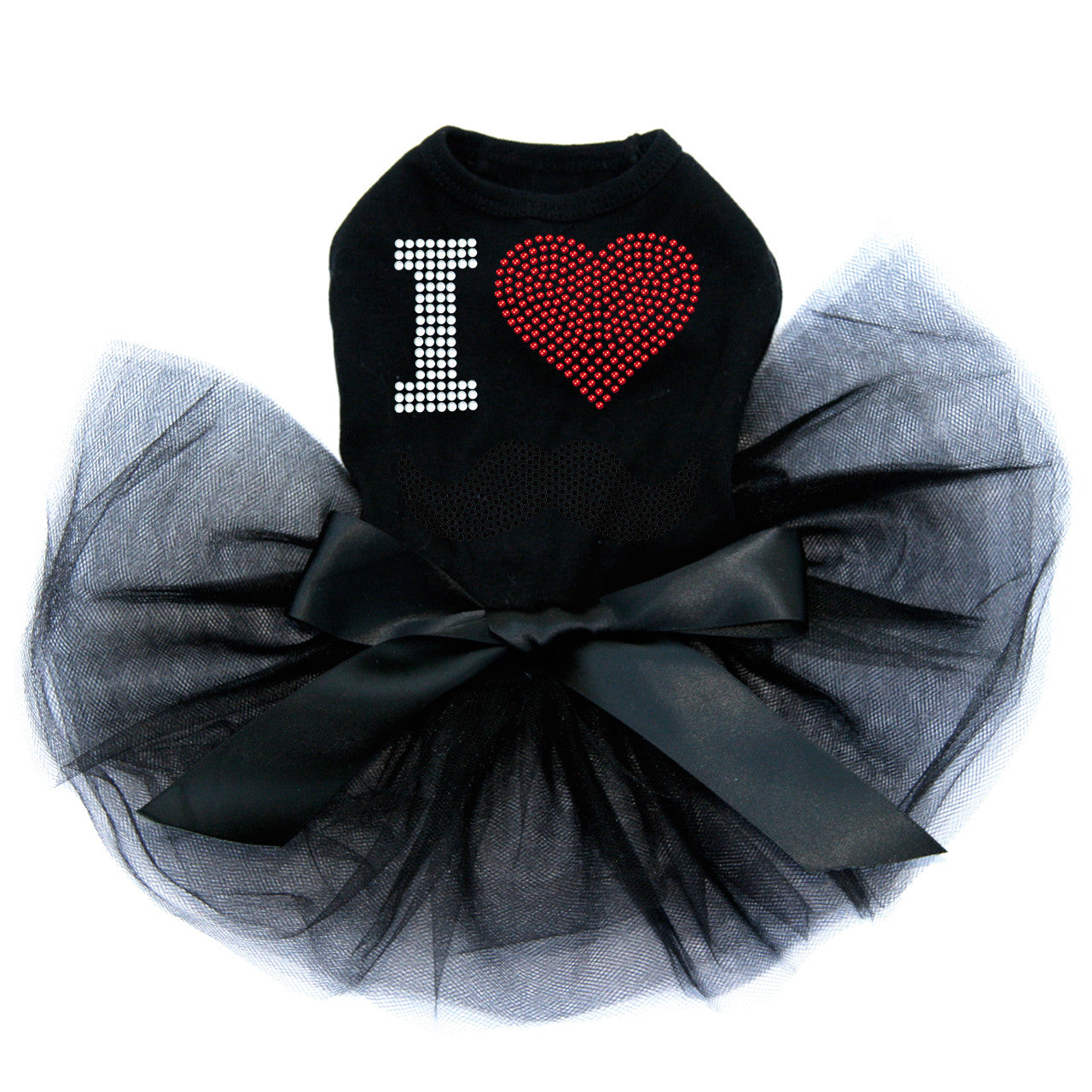 I Love Mustache - Custom Tutu