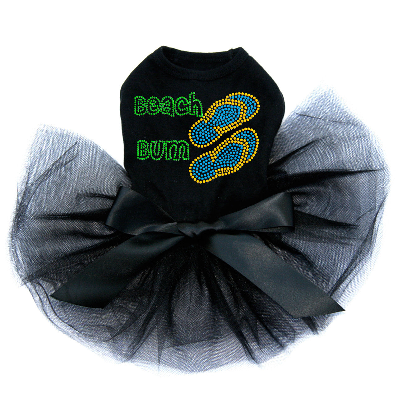 Beach Bum with Flip Flops - Custom Tutu