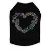 Spring Flower & Bird Heart - Dog Tank
