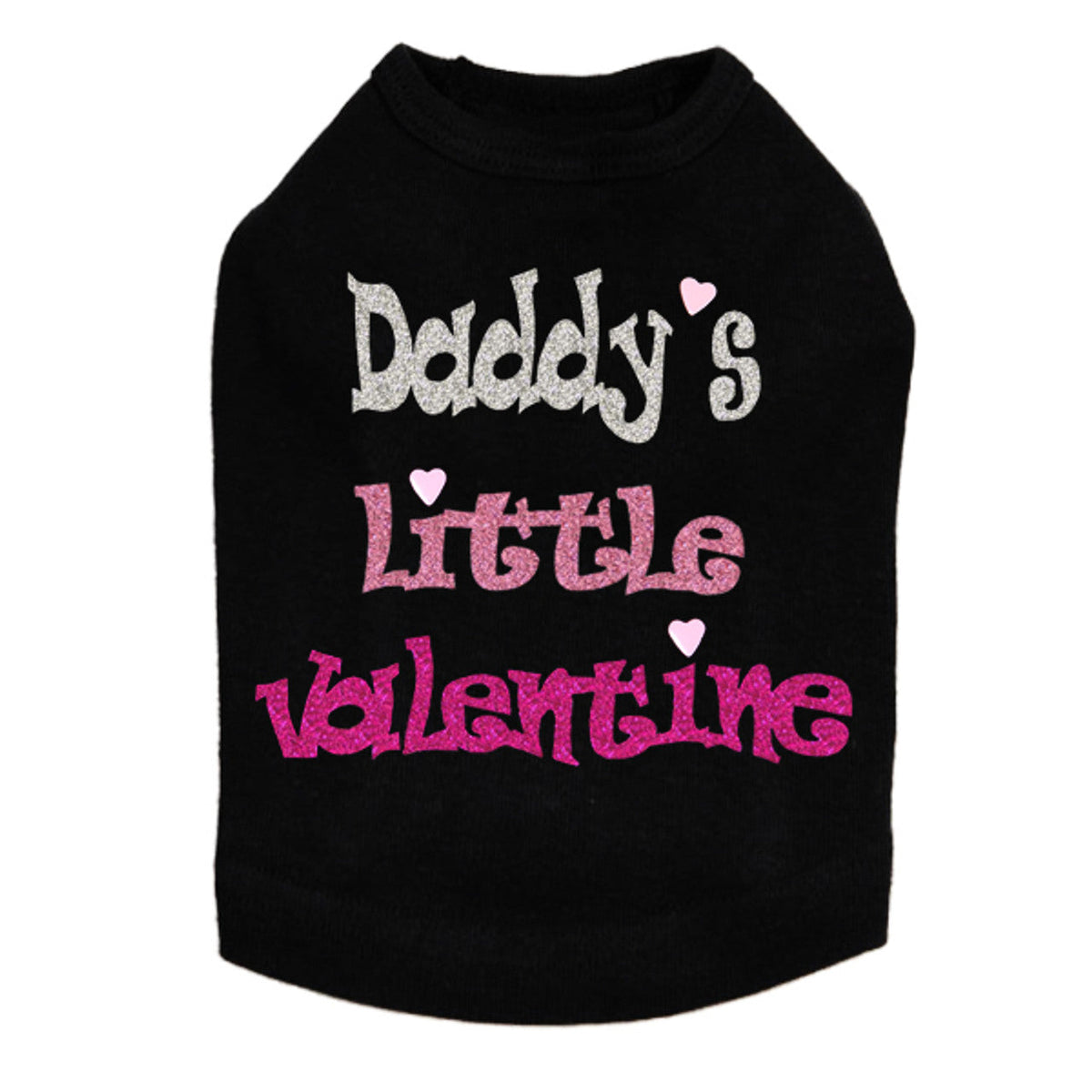 Daddys Little Valentine - Dog Tank