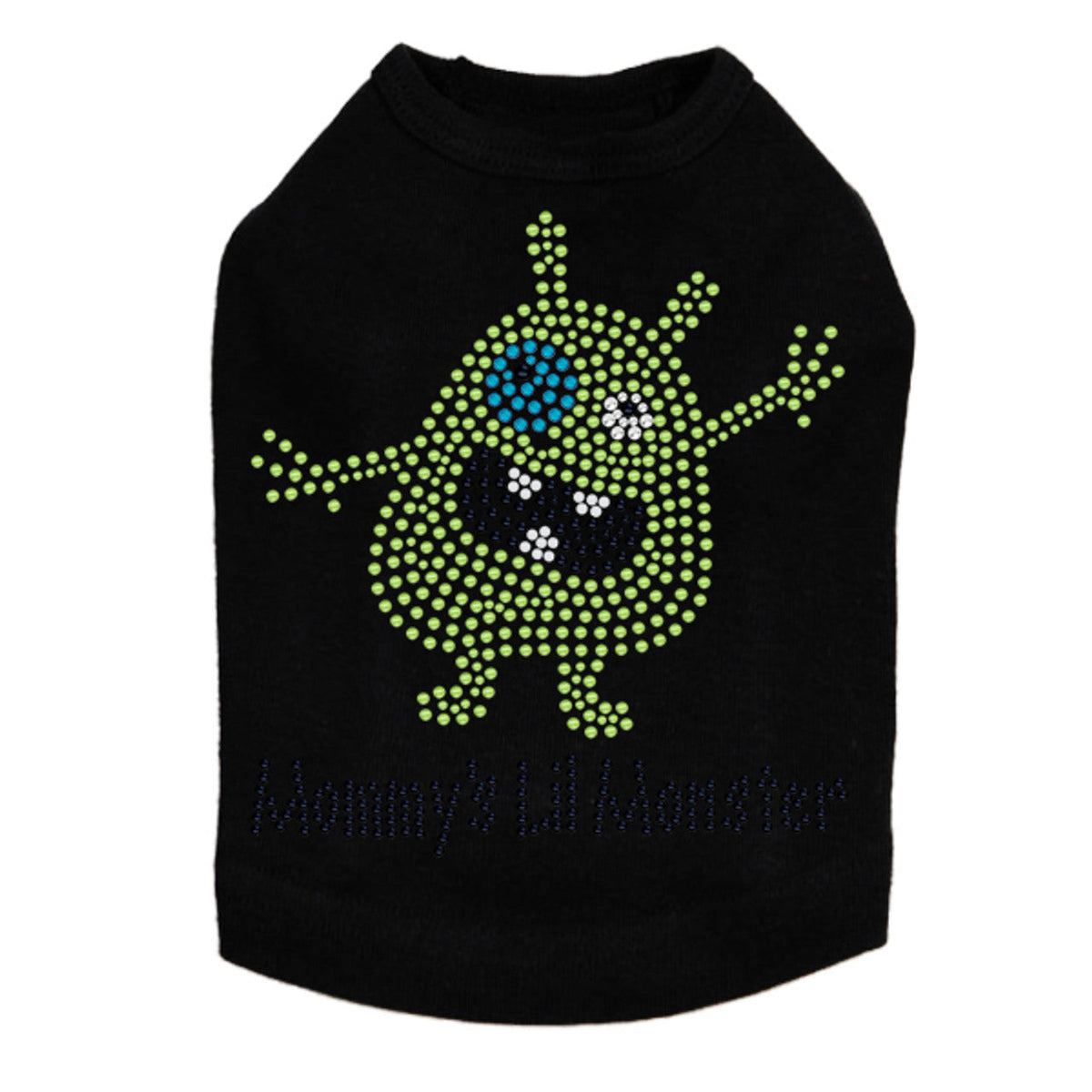 Mommys Lil Monster Green - Dog Tank