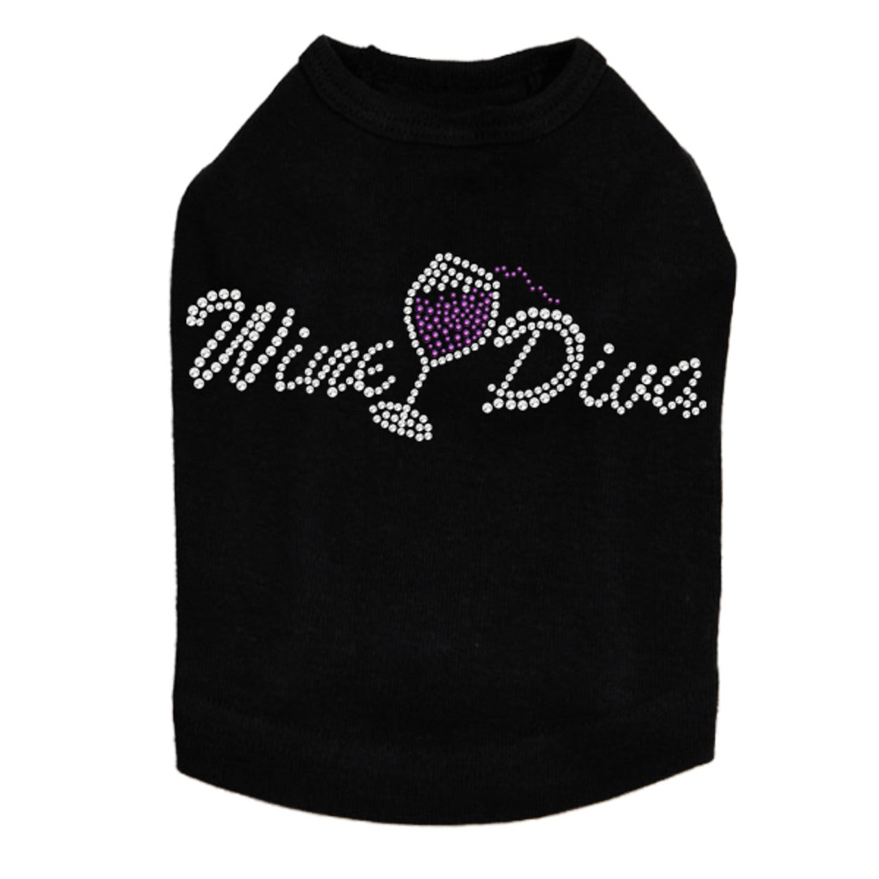 Wine Diva 1 - Dog Tank