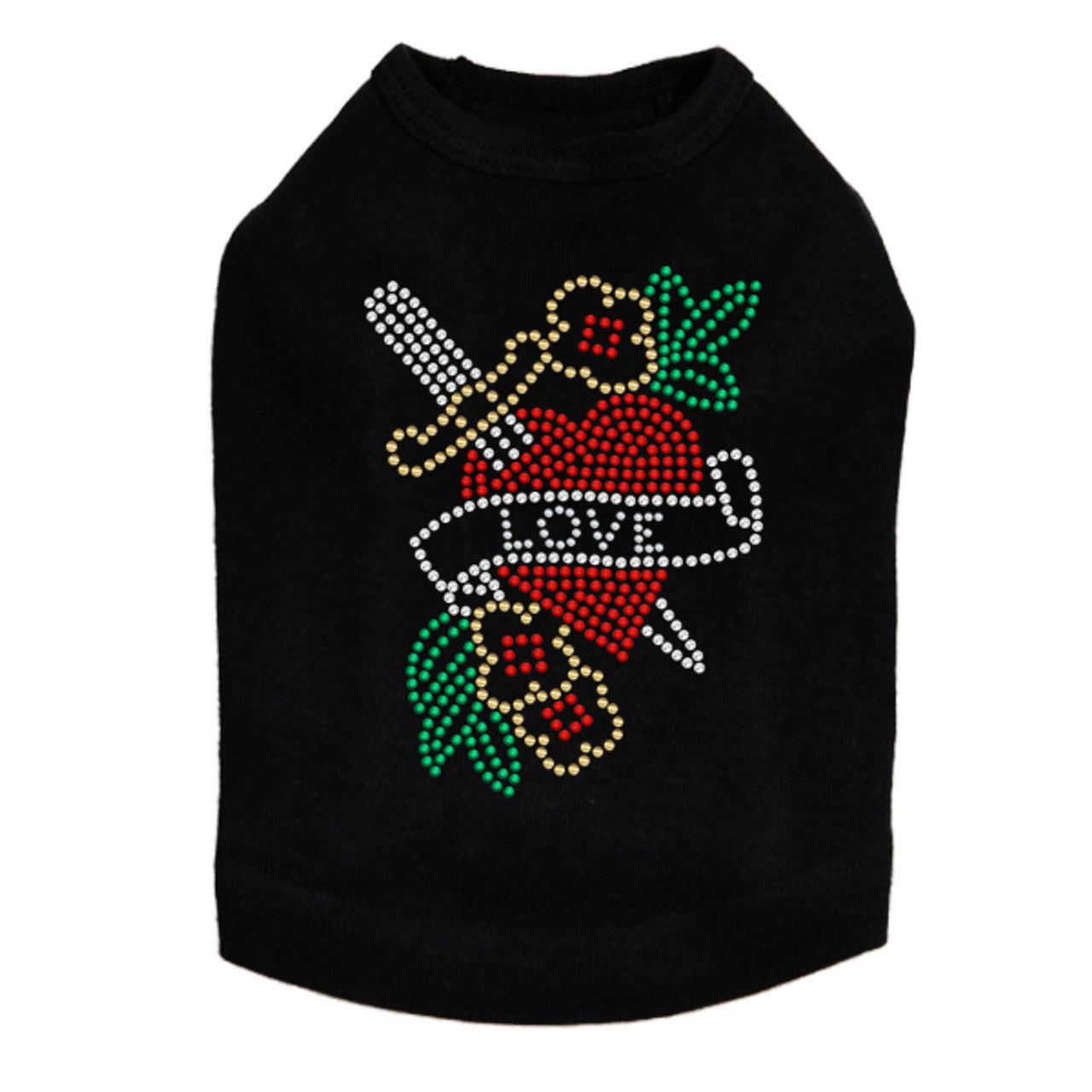 Tattoo Heart with Sword - Dog Tank