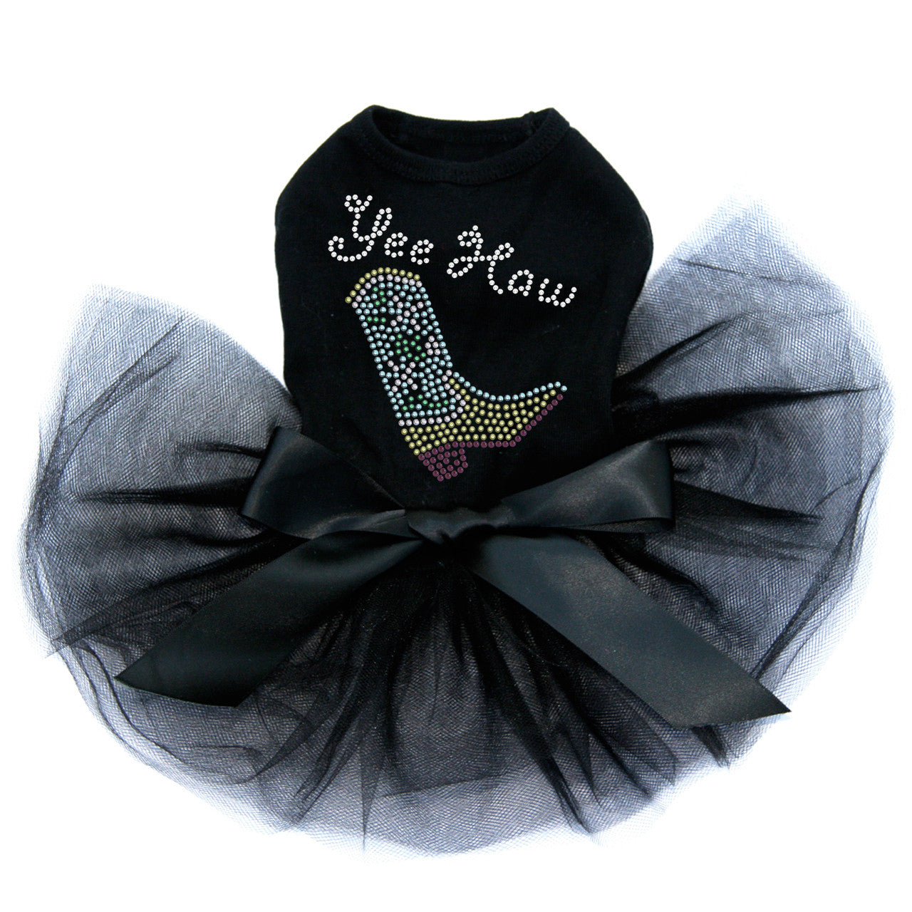 Boot (Green & Turquoise with Yee Haw) - Custom Tutu