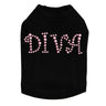 Diva (Pink Rhinestuds) - Dog Tank