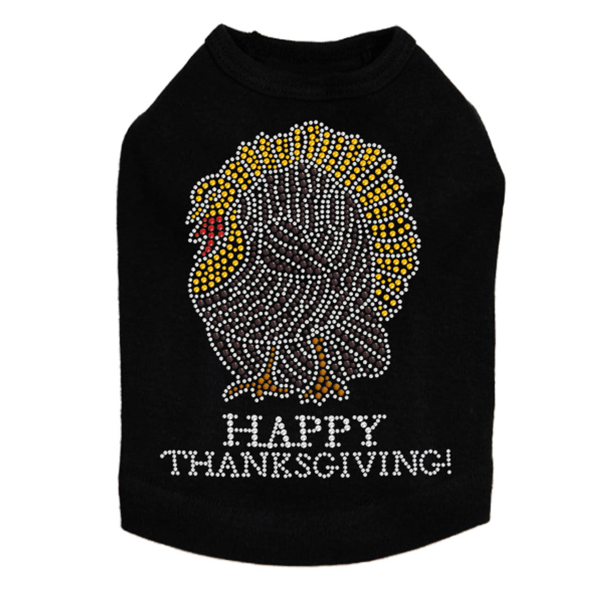 Happy Thanksgiving Turkey - Dog Tank