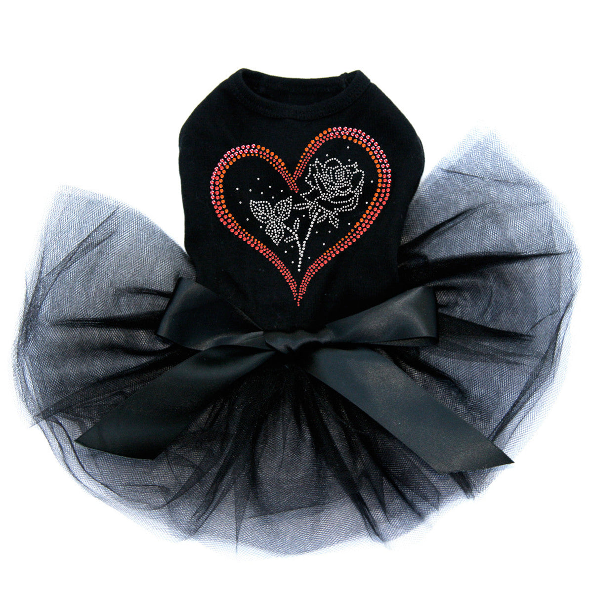 Heart with Rose - Custom Tutu