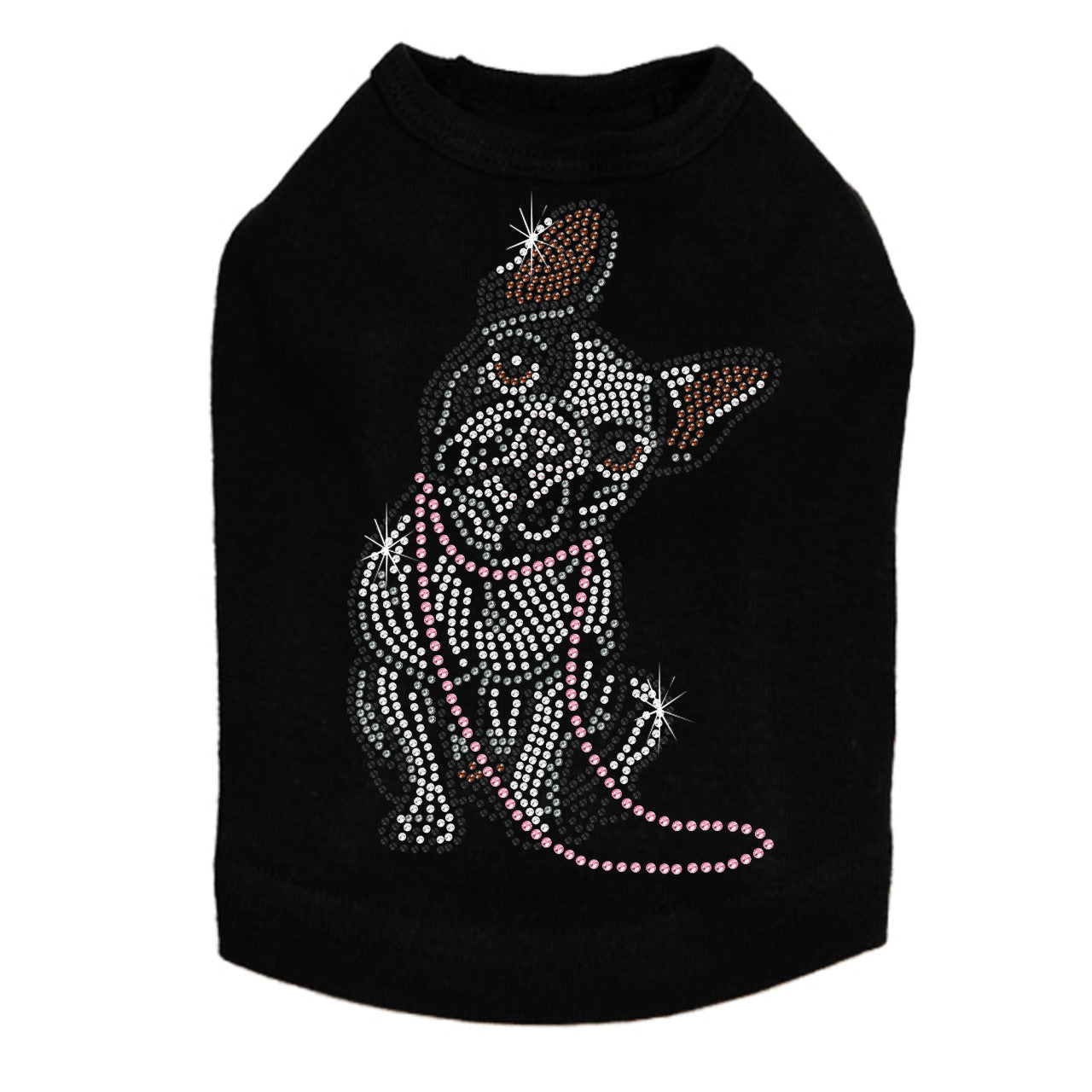 French Bull Dog with Necklace - Dog Tank