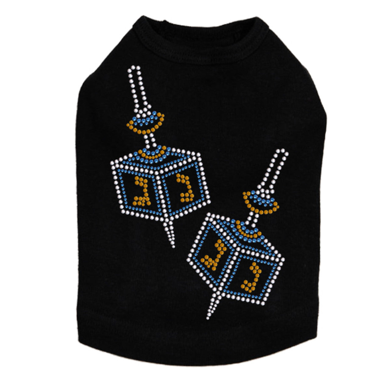Dreidel - Large (Blue, Silver, & Gold) - Dog Tank