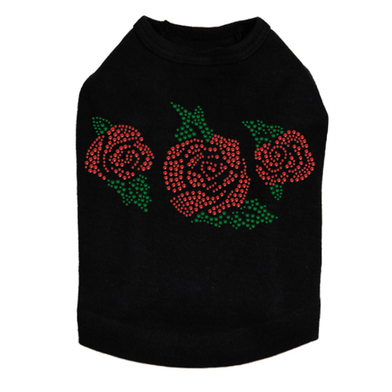 Red Roses - Dog Tank