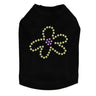 Lime & Purple Flower - Dog Tank
