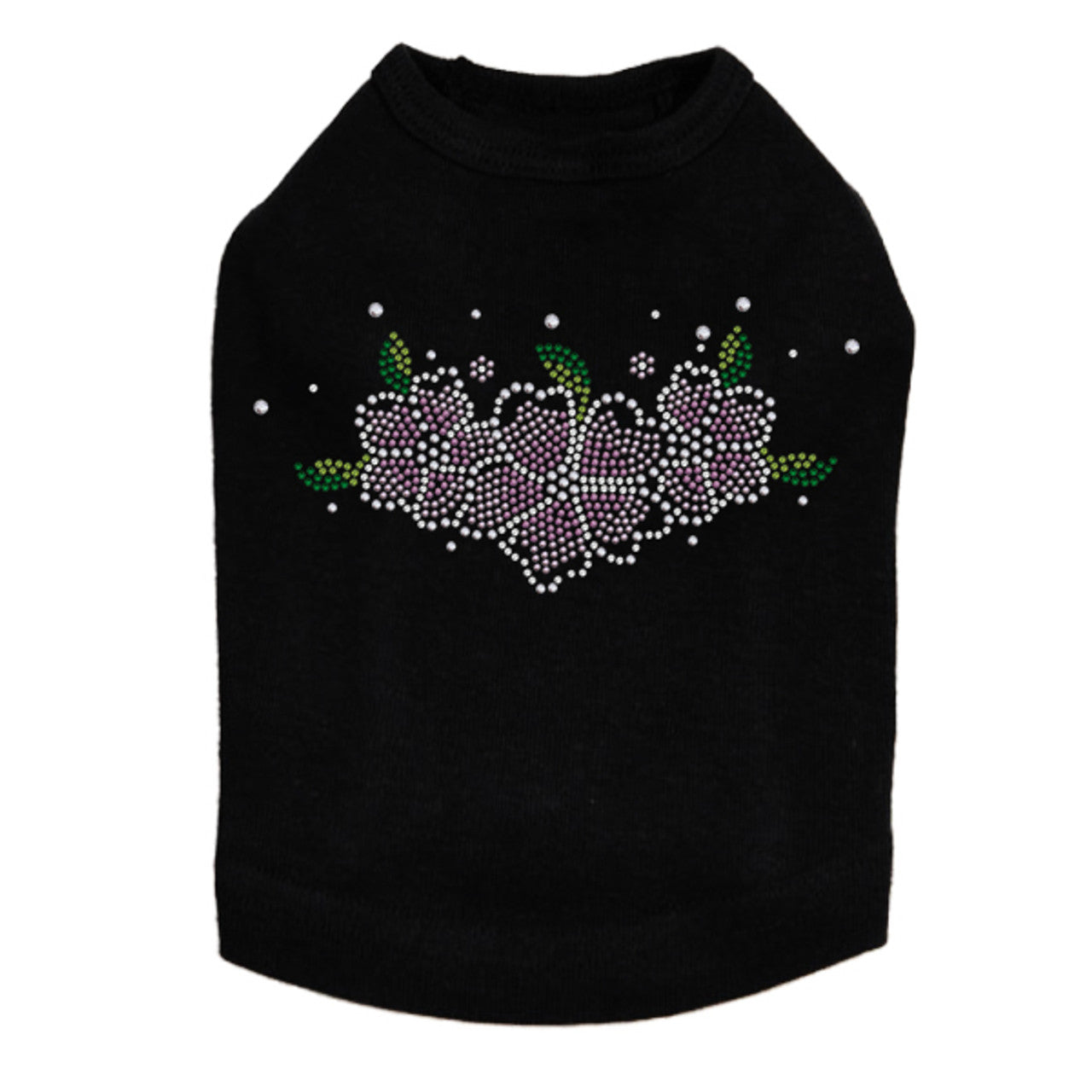 Pink Flowers - Dog Tank