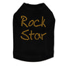 Rock Star (Gold) - Dog Tank