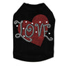 Love Red Heart - Dog Tank