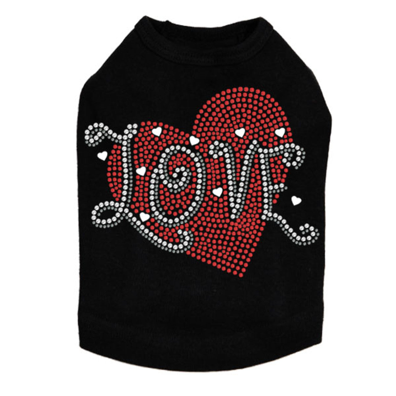 Love Red Heart - Dog Tank