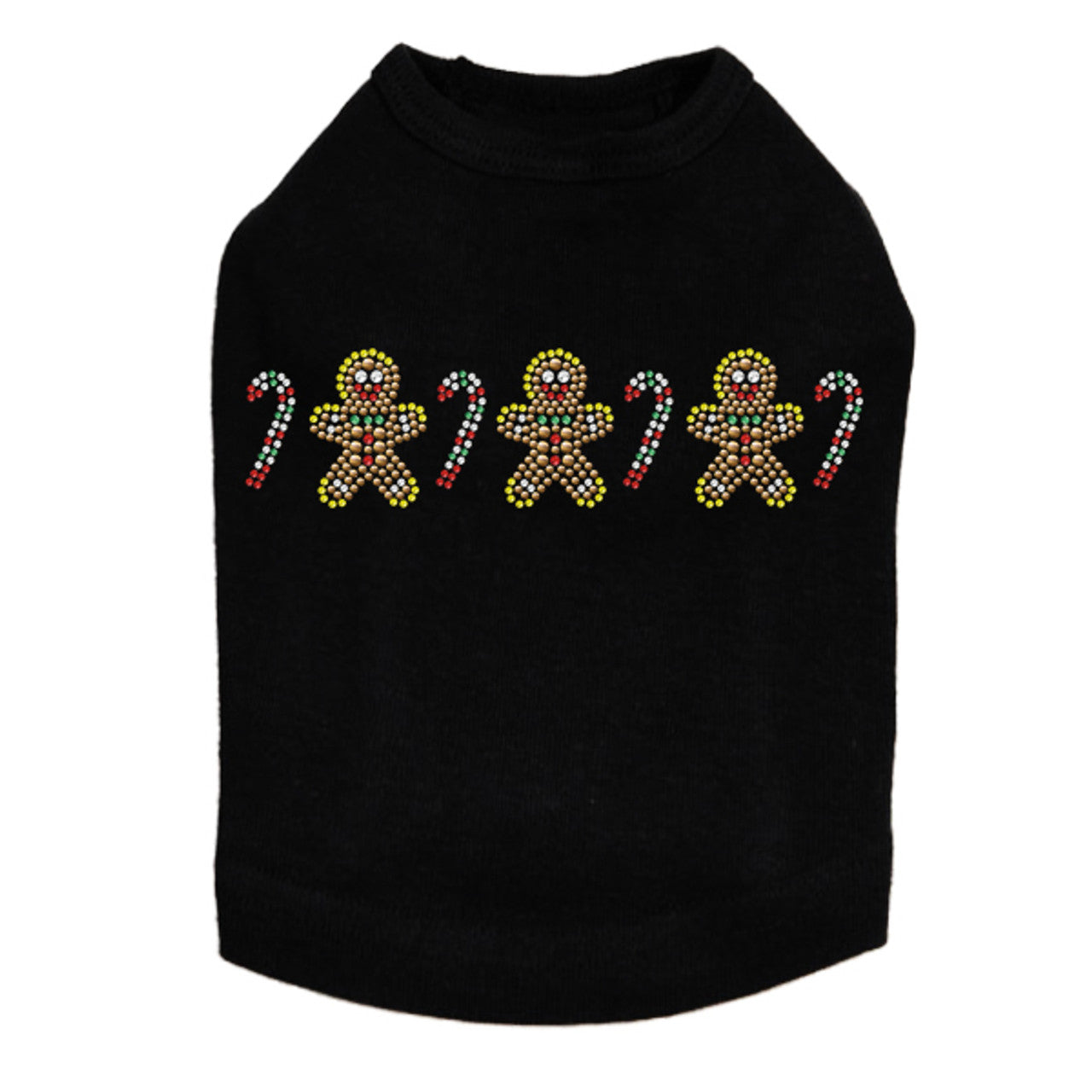 Gingerbread Men & Candy Canes - Dog Tank