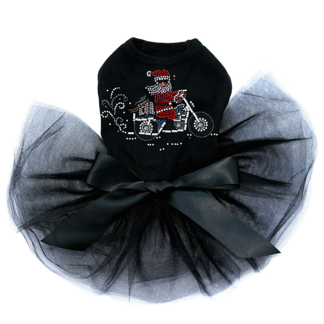 Santa on Motorcycle - Tutu