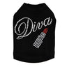 Diva with Red Lipstick - Dog Tank