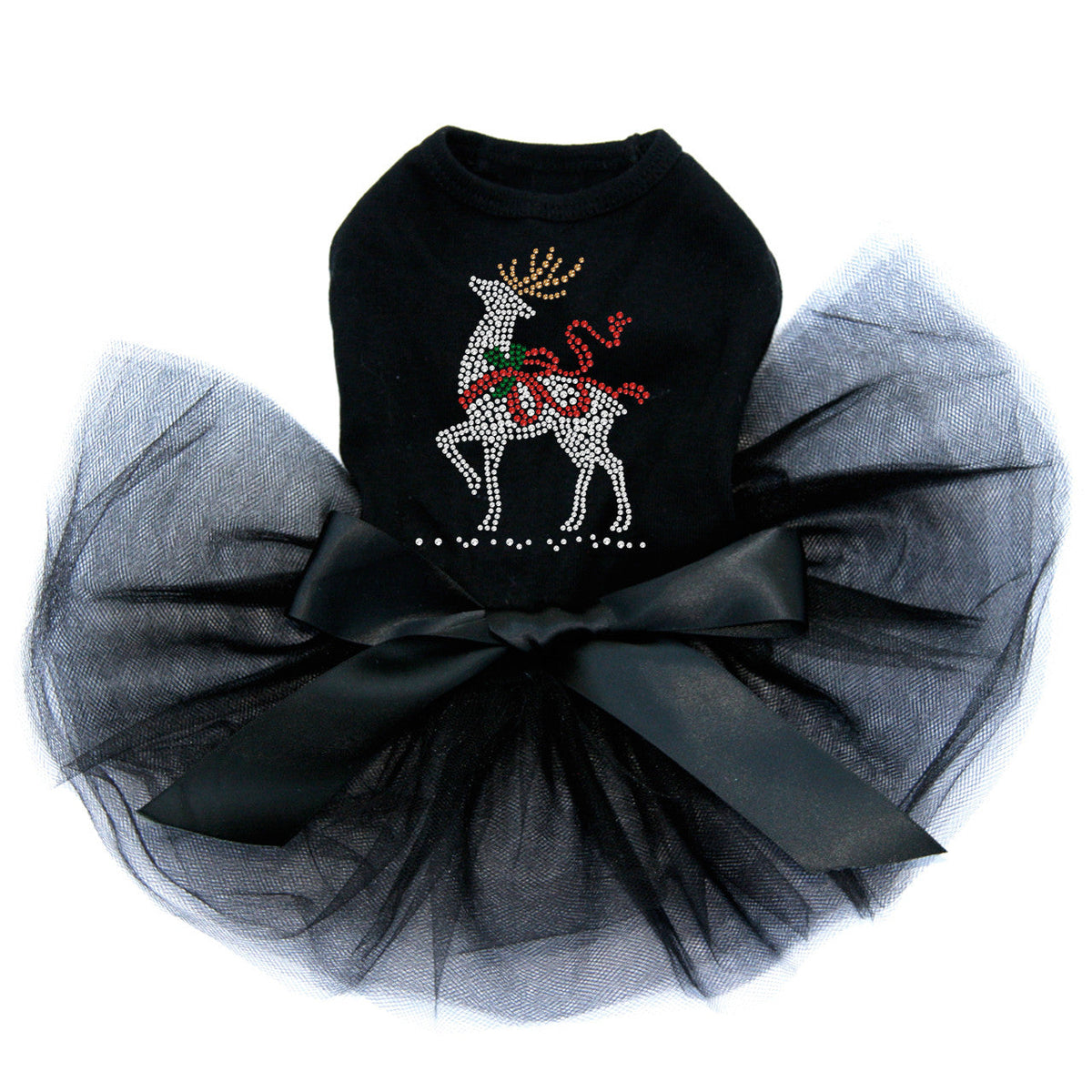 Reindeer with Red Bow - Custom Tutu